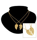 Ky & Co Best Friends Broken Heart 2 Piece Gold Tone Necklace Set 16