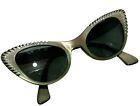 Vintage B & L Rayban Rhinestone Lisbon Cat Eye Sunglasses Eyeglass Frames & Case