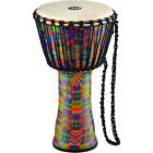 Meinl Rope Tuned Djembe Synthetic Shell and Goat Skin Head 10 in. Kenyan Quilt