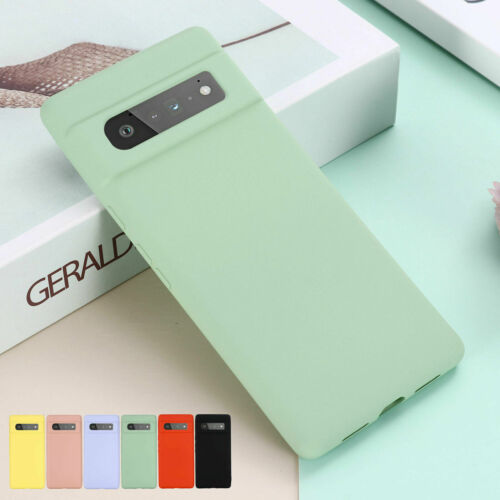 For Google Pixel 7A 6A 7 Pro Ultra Candy Color Thin Fit Soft Silicone Case Cover