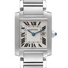 Cartier Tank Francaise Midsize Steel Ladies Watch W51011Q3 Box Papers