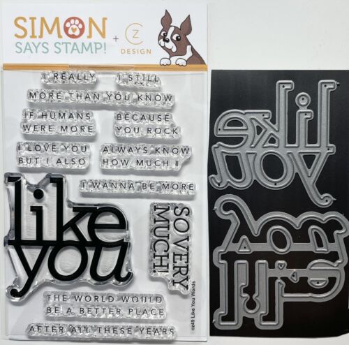 Simon Says Stamp! Like You Words Set w/Dies
