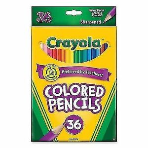 Crayola 68-4036 Presharpened Colored Pencils Set - Multicoloured, 36 Pieces