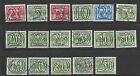 Netherlands 1940- Guilloche Stamps, overprints on flying bird - Used