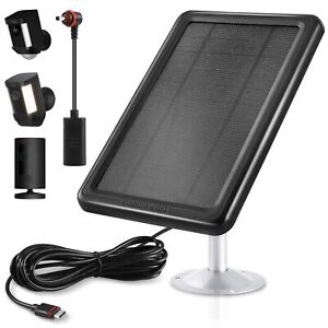 Ring Camera Solar Panel Charger, Compatible with Ring Spotlight Cam (Battery)...