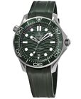 New Omega Seamaster Diver 300M Green Dial Men's Watch 210.32.42.20.10.001