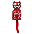 Space Cherry Red Lady Kit Cat Klock Kat Clock NEXT TO RETIRE! FREE US SHIPPING