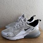 Nike Air Max 270 White Black Athletic Running Shoes AH8050-100 Men’s Size 13