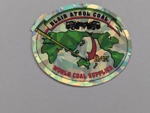 Retro Mining Sticker -Blair Athol Coal -World Coal Supplier - Small