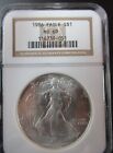 1986 Silver Eagle Dollar $1 NGC Certified MS 69 (116739-051) - FREE SHIPPING !