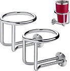 2X Stainless Steel Cup Holder  for Marine Boat Yacht Truck Car  2~3 in Bottle