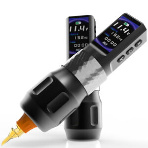YILONG F6 Wireless Tattoo Pen Machine Brushless Motor 2000mAh Battery LED Screen