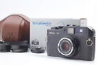 w/ Case [MINT] Voigtlander Bessa R2 Film Camera Black + 35mm f2.5 Lens FromJAPAN