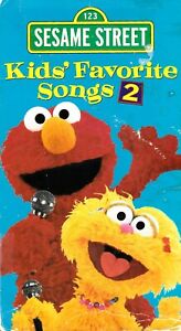 Kids' Favorite Songs 2 by Sesame Street (VHS, Sep-2001, Sony Music)