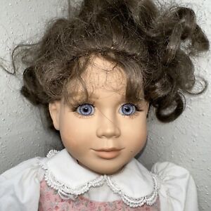 Vintage My Twinn Doll Brown Hair & Blue Eyes  1997 23” Dressed