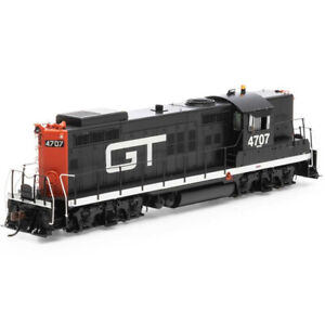 Athearn ATHG30735 GP18 Grand Trunk Western #4707 Locomotive w/ DCC & Sound HO