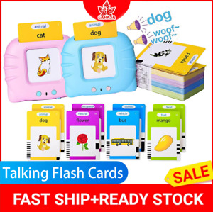 New ListingTalking Flash Cards Learning Toys for Boys Girls Toddlers Toy 1 2 3 4 5 Year Old