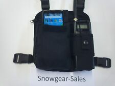 NEW 4- point radio chest harness with Cell Phone pocket. Made in USA.