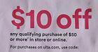 Coupon of $10 Off of  ULTA Beauty! With Purchase Of $50 or More!