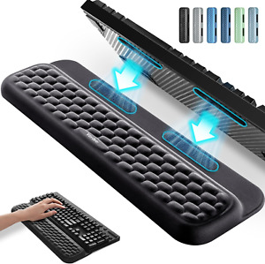 Keyboard Wrist Rest with Stickers, Full Mechanical Keyboard Support Pad, Desk Er