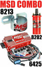 MSD 6AL Ignition Kit Digital Box 6425 Blaster 2 Coil 8202 Mounting Bracket 8213