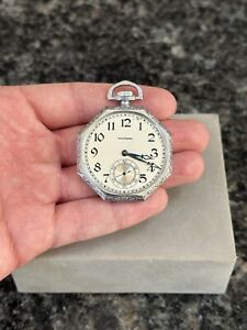 Antique 1936 Waltham Model 1894 Grade 1217 12s 17j Pocket Watch - Repair - RUNS