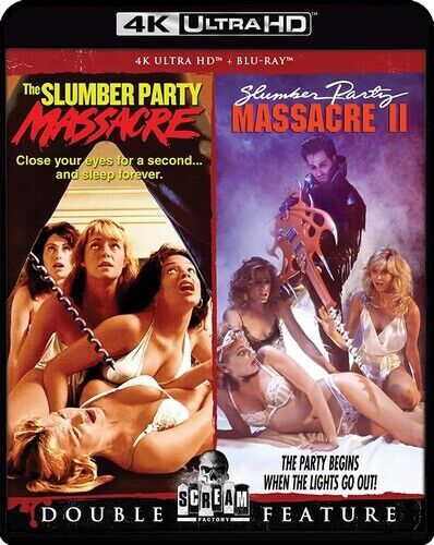 The Slumber Party Massacre / Slumber Party Massacre II [New 4K UHD Blu-ray] 4K