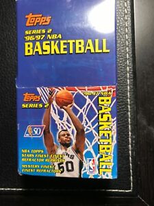 1996-97 Topps Basketball box Series 2 (8) packs sealed