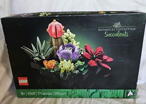 LEGO Icons Botanical Collection Succulents Plant & Flowers COMPLETE Sealed 10309
