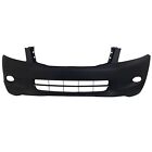 Front Bumper Cover For 2008-2010 Honda Accord Sedan With fog lamp Holes Primed (For: 2008 Honda Accord)