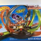 Hot Wheels Roto Revolution Motorized Track Launcher Loops Rotate  Power Booster