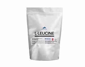 L-leucine Leucine 454g Powder Anticatabolic Anabolic BCAA