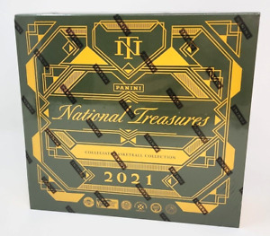 2021-22 Panini National Treasures Basketball Hobby Box Collegiate Sealed