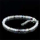 Moonstone 3MM Beaded Gemstone Crystal Healing Minimalist Women Bracelet Gifts