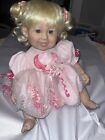 Marie Osmond “Babies In Bloom” Birthday Vinyl Cloth Toddler Doll 18” Super Cute