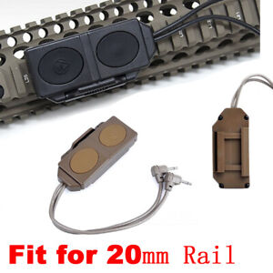 Tactical Pressure Double Remote Controller Switch 2.5mm 2 plug For PEQ 15 M3X