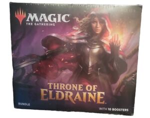 Throne Of Eldraine Magic The Gathering Bundle Box (10 booster packs) Sealed.