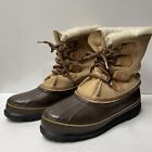 Sorel Waterproof Caribou Boots Leather Womens Size 10  Snow Winter