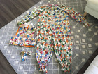 3 piece Vintage 70s Hand Made Clown Costume Patchwork Adult Sized