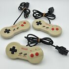 LOT OF 3 Nintendo NES Famicom Dogbone Controller OEM Official HVC-102 WORKING