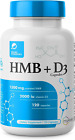 Prime Powders HMB and Vitamin D3 Supplement, 1,500Mg Patented Formula with Clini