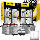 9005 9006 LED Headlights Kit Combo Bulbs 6500K High Low Beam Super White Bright (For: 2000 Honda Accord)