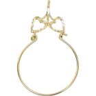 14K Gold Charm Holder Double Openheart Necklace Jewelry