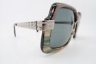 Vintage late 60s early 70s acetate and steel sunglasses Italy mens medium Deadly
