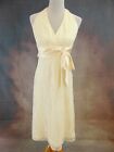 Jones New York Women's Ivory Lace Halter Tea Length Wedding/Occasion Dress Sz 16