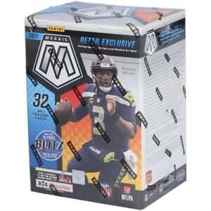 2021 Panini Mosaic NFL Football Blaster Box 8 Packs 32 Cards 4 Mosaic Parallels