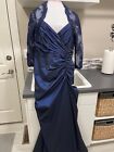 Wedding & Formal- Mother of the Bride Tadashi Shoji Gown, size 12, color- blue
