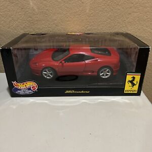 Hot Wheels 1/18 Scale Diecast -  Ferrari 360 Modena - Red