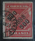 Brazil - 500r on 300r red Newspaper Stamp - sg171