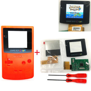 5 levels High Light Backlight LCD Screen + Housing Case For Game Boy Color GBC